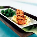 The Atlantic salmon is one of the menu items at Houlihan’s in Rogers. 