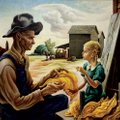 Thomas Hart Benton’s “Tobacco Sorters,” from 1942/1944, is another recent acquisition, this one curr...