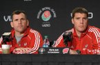 Charlie Partridge, left, was hired as Arkansas' defensive line coach on Dec. 15, 2012. Partridge has served as co-defensive coordinator with Chris Ash. Ash was hired as the Razorbacks' defensive coordinator on Dec. 11.