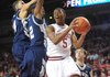 NWA Media/ANDY SHUPE -- Arkansas freshman guard Anthlon Bell (5) against Longwood on Sunday, Nov. 18, 2012, during the first half of play in Bud Walton Arena.