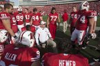 Wisconsin co-defensive coordinator Charlie Partridge, pictured in this 2011 photo, will join Arkansas as defensive line coach following the Rose Bowl. 