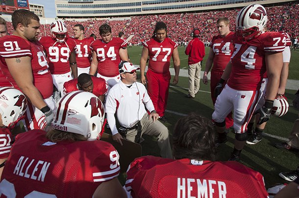 wisconsin-co-defensive-coordinator-charlie-partridge-pictured-in-this-2011-photo-will-join-arkansas-as-defensive-line-coach-following-the-rose-bowl