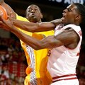 Jacorey Williams goes up for a shot during the Razorbacks' 97-59 win over Alcorn State on Saturday. 