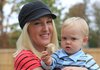 A year after Leslie Harris was diagnosed with and treated for leukemia, she now has the strength to keep up with her son, Ayden. 