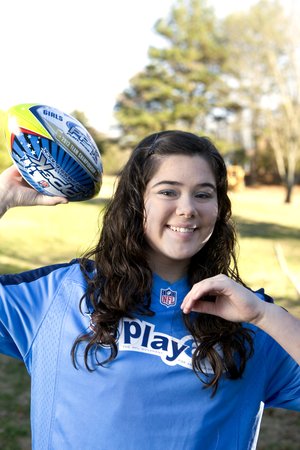 Kendall Roberts won the regional Punt, Pass & Kick competition hosted by the NFL Play 60 program. The competition was held at the Tennessee Titan’s indoor practice facility and Roberts was honored on the field during a Titans' game.