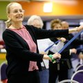 Barbara Tauchas( above) of Springdale exercises Wednesday with the Silver Sneakers class at the Spri...