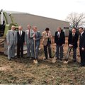 Groundbreaking ceremony for the Springdale Morning News office on Lowell Road in 1991