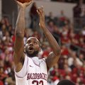 Arkansas' Marshawn Powell drives to the basket in the second half against Alabama A&M's Saturday nig...