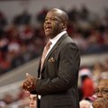 Arkansas coach Mike Anderson instructs his players in the second half against Alabama A&M Saturday a...
