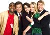The cast of 30 Rock includes (from left) Tracy Morgan, Alec Baldwin, Tina Fey, Jane Krakowski and Jack McBrayer. The show’s last episode is scheduled Jan. 31. 