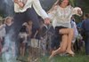 Housut Tuleen revelers celebrate winter solstice at the annual Yule log jumping festival in Eureka Springs. 