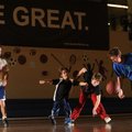 Friends, from left, Frank Ostapowicz, Shea Glover, 8, Jonah Glover, 11, and father Jeff Glover play ...