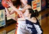 Brittany Ward, left, a Rogers Heritage senior, is one of the top players in the 7A/6AWest Conference. Ward and the Lady War Eagles are expected to battle for the league championship. 