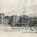 The Club House Hotel was planned to be the centerpiece of five large hotels. It was to be built of c...