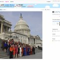 This screen grab from House Minority Leader Nancy Pelosi of Calif. Flickr page shows an altered phot...