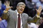 Gary Blair is pictured during the 2011 NCAA Tournament final against Notre Dame. Blair coached Texas A&M to its only national championship win. 