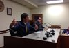 Davy Carter, Speaker of the Arkansas House of Representatives, and senator Michael Lamoureux speak about the upcoming legislative session. Governor Mike Beebe also spoke about the session.
