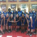 The Fayetteville Woodland Cowgirls won the championship of the Kenny Whitson Memorial Tournament in ...