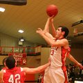 Photo by Randy Moll -- Gravette senior point guard Matt VanOtterloo shoots for two in play against F...