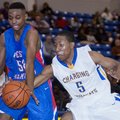 Arkansas Democrat-Gazette/KAREN E. SEGRAVE -- 1/8/13-- North Little Rock's Kevaughn Allen (5) reache...