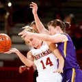 Arkansas senior guard Erin Gatling scored a career-high 14 points in his first start Thursday. The R...