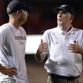 Barry Lunney Jr. (left) has spent the last eight seasons coaching for his father Barry Lunney Sr. (r...