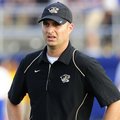 Arkansas tight ends coach Barry Lunney Jr. visited Osceola ATH Korliss Marshall to inform him of his...