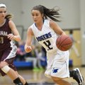 Cassandra Trexler, right, a Rogers High junior, has made an immediate impact on the Lady Mounties te...