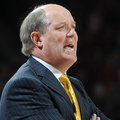 NWA MEDIA/SAMANTHA BAKER -- Kevin Stallings, head coach of Vanderbilt, yells out to his players Satu...