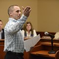 Shane Miller refers to a slideshow presentation Tuesday while addressing the Bentonville Planning Co...