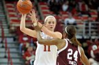 Calli Berna is seeing increased playing time as a sophomore. 