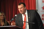 Bret Bielema completed his nine-man coaching staff on Thursday, hiring Kansas State receivers coach Michael Smith. 