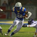 Arkansas Democrat-Gazette/STEPHEN B. THORNTON -- North Little Rock's Altee Tenpenny runs through Fay...
