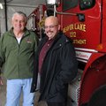 Jerry Owen, left, is retiring as chief of the Beaver Lake Fire Department. Mark Finnochio, right, is...