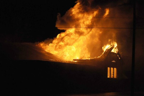 
                               
                                  Photo by Anthony Reyes&mdash;
                               
                           
                           Springdale firefighters respond to a fire at an abandoned church Sunday, Jan. 20, 2013 on the north east corner of Grove Avenue and Thompson Street in Springdale.