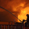 Springdale firefighters respond to a fire at an abandoned church Sunday, Jan. 20, 2013 on the north ...