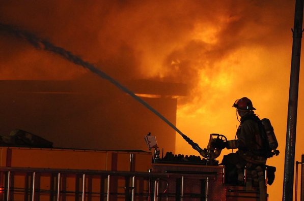 
                               
                                  Photo by Anthony Reyes&mdash;
                               
                           
                           Springdale firefighters respond to a fire at an abandoned church Sunday, Jan. 20, 2013 on the north east corner of Grove Avenue and Thompson Street in Springdale.