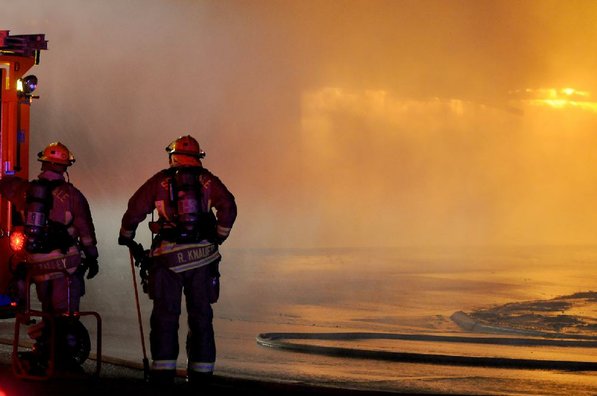 
                               
                                  Photo by Anthony Reyes&mdash;
                               
                           
                           Springdale firefighters respond to a fire at an abandoned church Sunday, Jan. 20, 2013 on the north east corner of Grove Avenue and Thompson Street in Springdale.