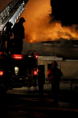 
                               
                                  Photo by Anthony Reyes&mdash;
                               
                           
                           Springdale firefighters respond to a fire at an abandoned church Sunday, Jan. 20, 2013 on the north east corner of Grove Avenue and Thompson Street in Springdale.