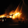 Springdale firefighters respond to a fire at an abandoned church Sunday on the northeast corner of G...