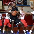 Arkansas Democrat-Gazette/KAREN E. SEGRAVE -- 1/22/13-- Hall's Bobby Portis spins around as he moves...