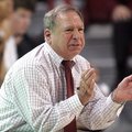“Well, clearly we are disappointed,” said Arkansas Coach Tom Collen (shown here in January), whose t...