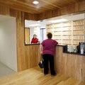 The reception area at the new Northwest Arkansas Free Health Clinic, 1100 North Woolsey Ave. in Faye...