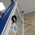 A call box and security camera at Jones Elementary allow people to contact the office.