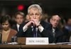Chuck Hagel, President Obama’s choice as secretary of defense, testifies before the Senate Armed Services Committee during his confirmation hearing yesterday. 