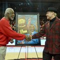 NWA Media/MICHAEL WOODS --02/02/2013-- Former University of Arkansas basketball coach Nolan Richards...