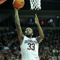 NWA Media/MICHAEL WOODS --02/02/2013-- Arkansas forward Marshawn Powell drives to the hoop during th...
