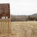 A sign marks the entrance to a planned regional park in south Fayetteville.
SIGN OF THINGS TO COME 