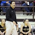 Nathan Wells, West Fork girls coach, calls out to his team Tuesday as they play Elkins. 
