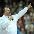 NWA Media/MICHAEL WOODS --02/02/2013-- University of Arkansas football coach Bret Bielema addresses ...